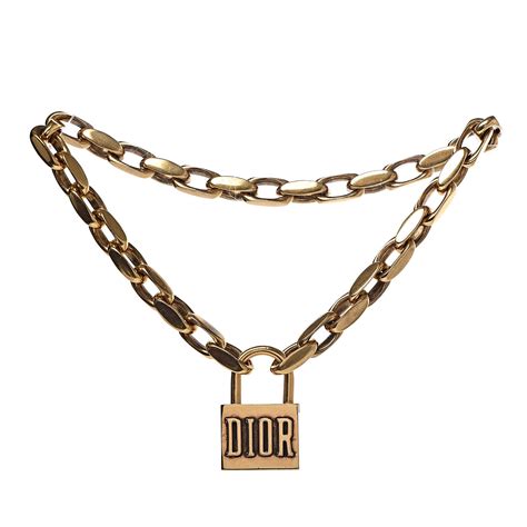 dior lock pendant|christian dior choker necklaces.